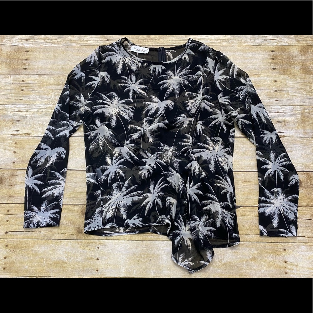 Kosmika Palm tree blouse